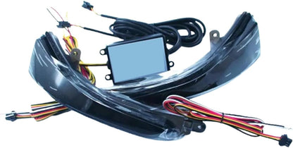 ya 10 9.16 zhengce RGB LED Mirror Sequential Signal Lights and Fog Lights for Infiniti Q50 Q60