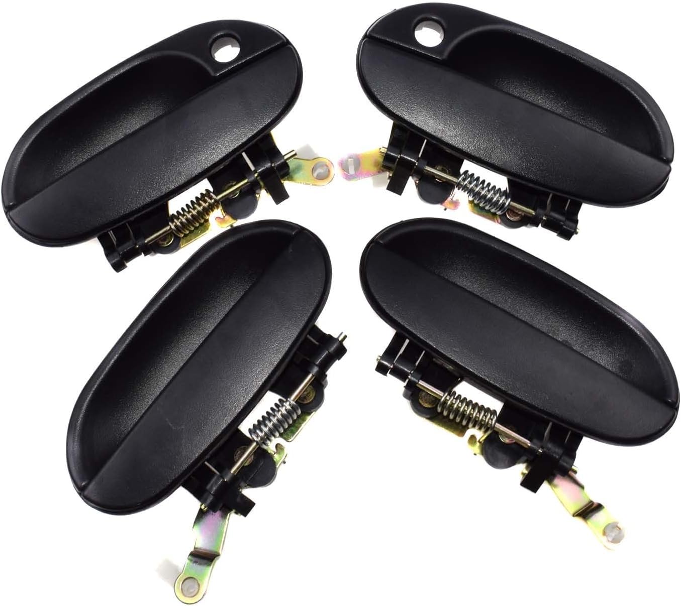 ya 2 8.15 Door Handle Outer Fit 1995-1999 for Hyundai Accent Front Rear Left Right 1 Set 4 pcs