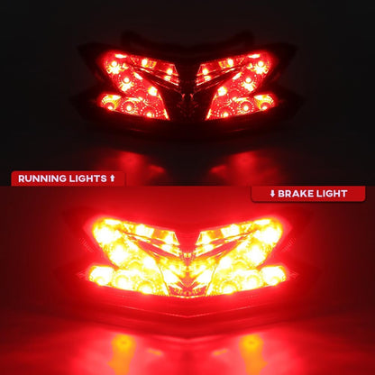 ya 4 8.14 for Kawasaki Z125 Z800 NINJA ZX6R LED Rear Tail Light Brake Light Stop Lamp