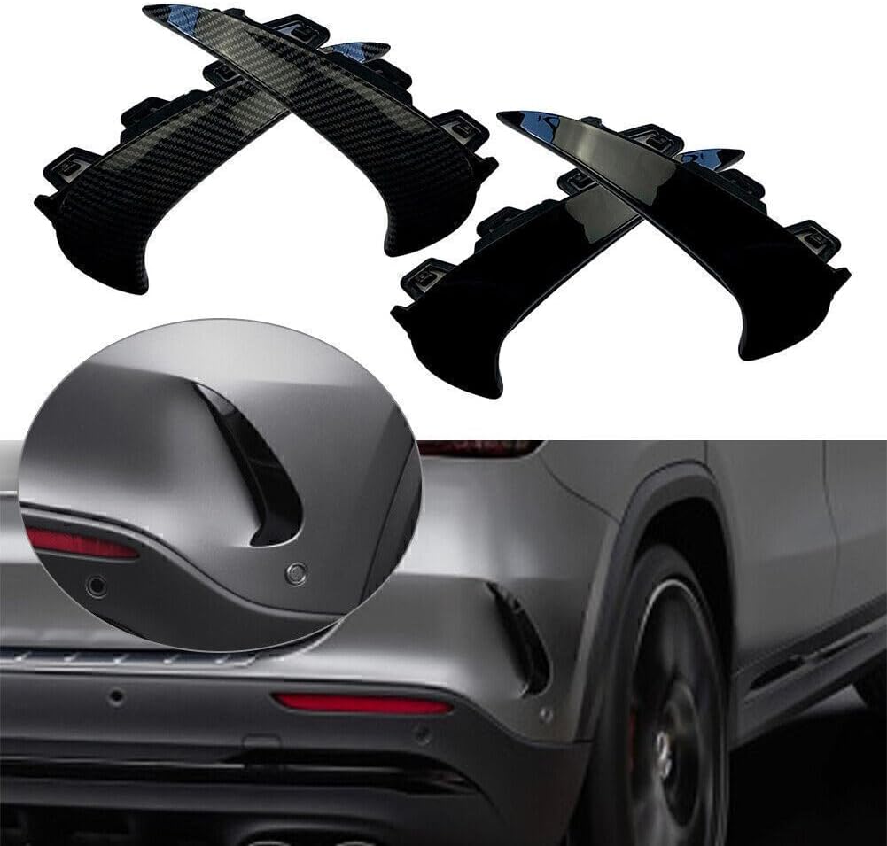ya 4 8.14 for Mercedes-Benz GLA200 260 H247 2020+ GLA35 2x Rear Bumper Canard Air Vent
