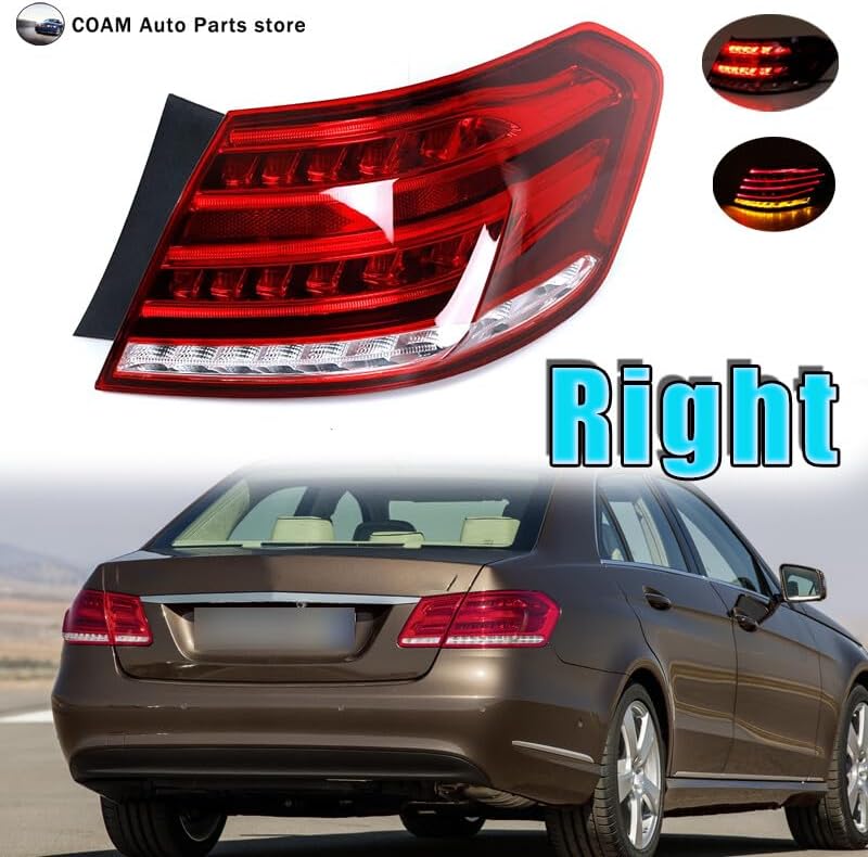 ya 4 8.14 for Mercedes-Benz E-Class W212 2014-2016 Right Outer Tail Light LED Tail Light 