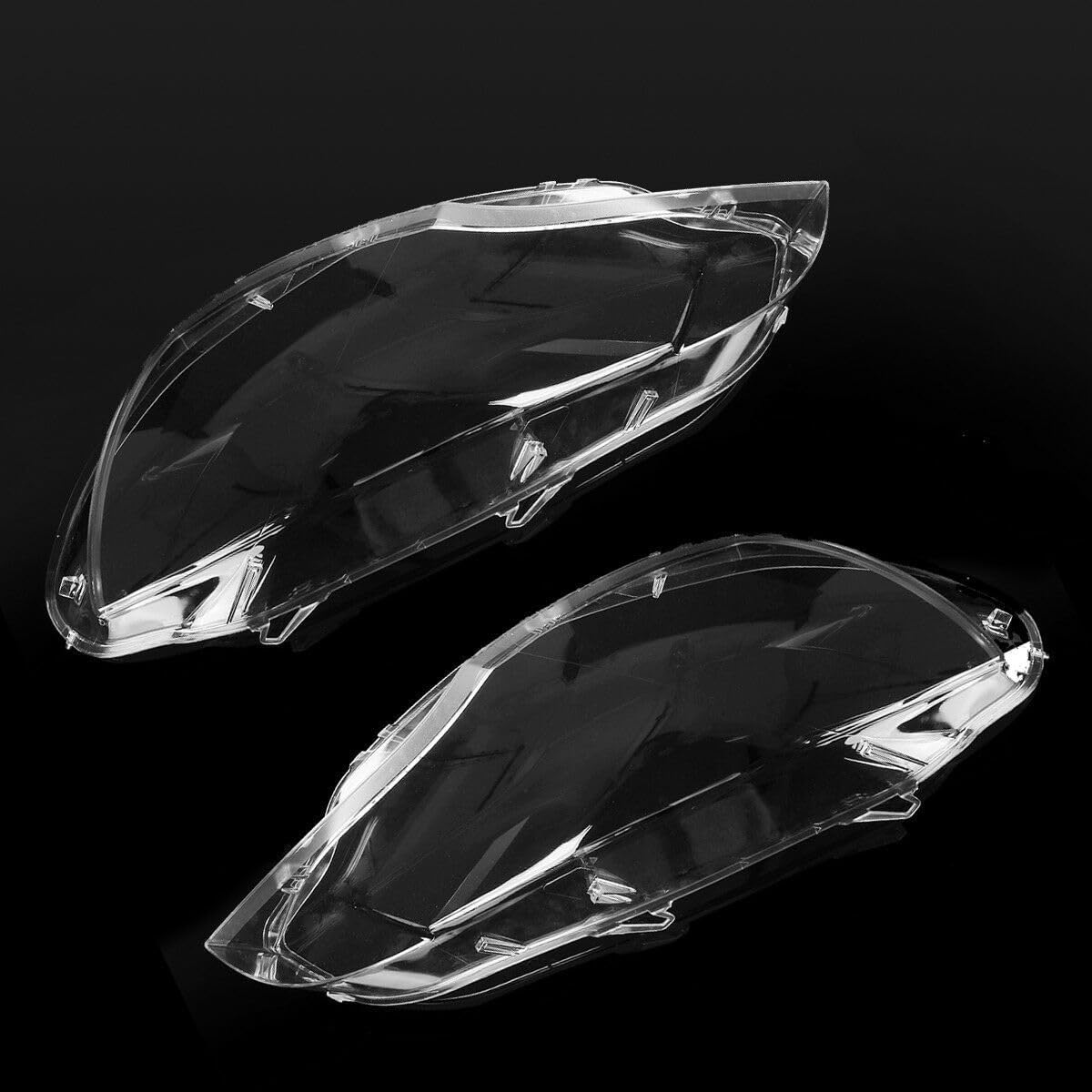 ya 4 8.10 Left + right for BMW X6 E71 2008-2014 pair clear headlight glass cover lens