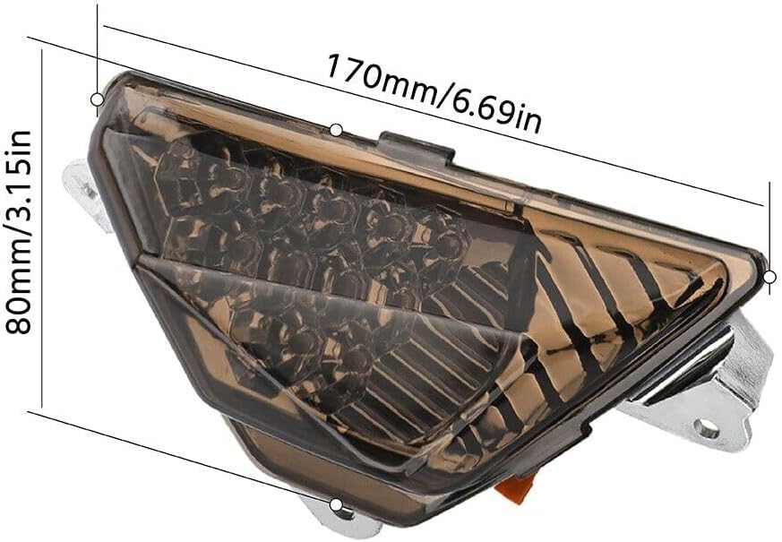 ya 4 8.10 for Kawasaki NINJA 250 300 400 650 1000 1000SX LED Turn Signal Light Indicator