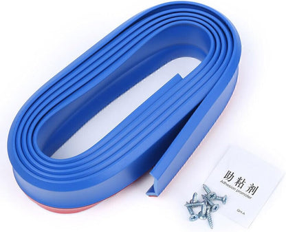 ya 4 8.14 Auto Lower Lip Protective Strip/Auto Bumper Skirts Rubber Anti-Scratch 2.5M Blue