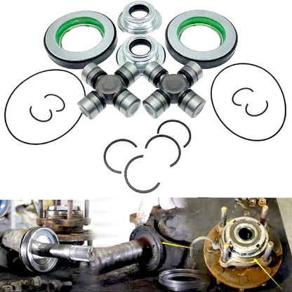 ya 5 8.24 baidi Front Axle Seal and Greaseable U-Joint Kit for 05-14 for Ford F250/350 Super Duty