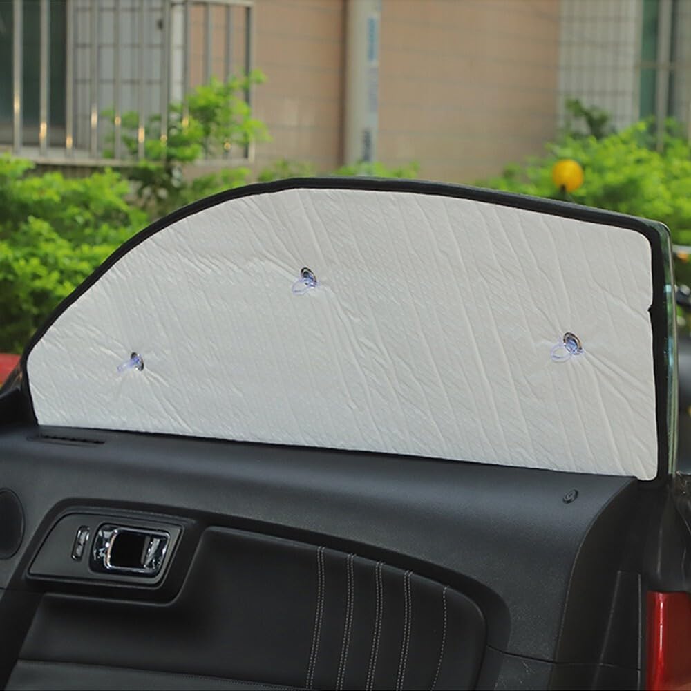 ya 11 9.14 baidi6Pcs Window Sunshade Visors Cover Anti UV Protector for Ford for Mustang 15-23