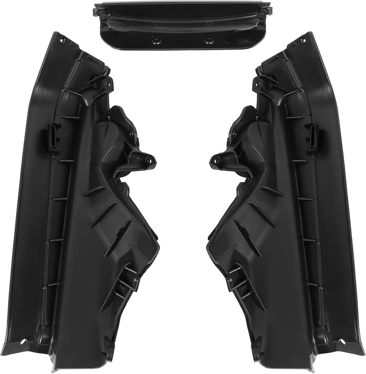 ya 4 8.14 3PCS Engine Upper Cover Compartment Partition Panel for BMW X5 X6 E70 E71 06-14