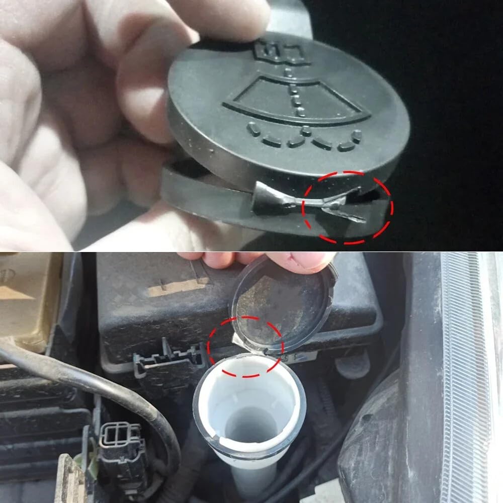 ya 2 8.15 Car Washer Fluid Reservoir Bottle Filler Cap Lid Screen Wash Funnel for VW for Golf