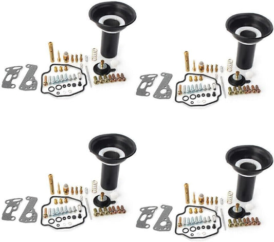 ya 2 8.15 For Yanaha V-MAX 1200 1985-2000 86 4 Sets Carb Carburetor Rebuild Kits Plunger