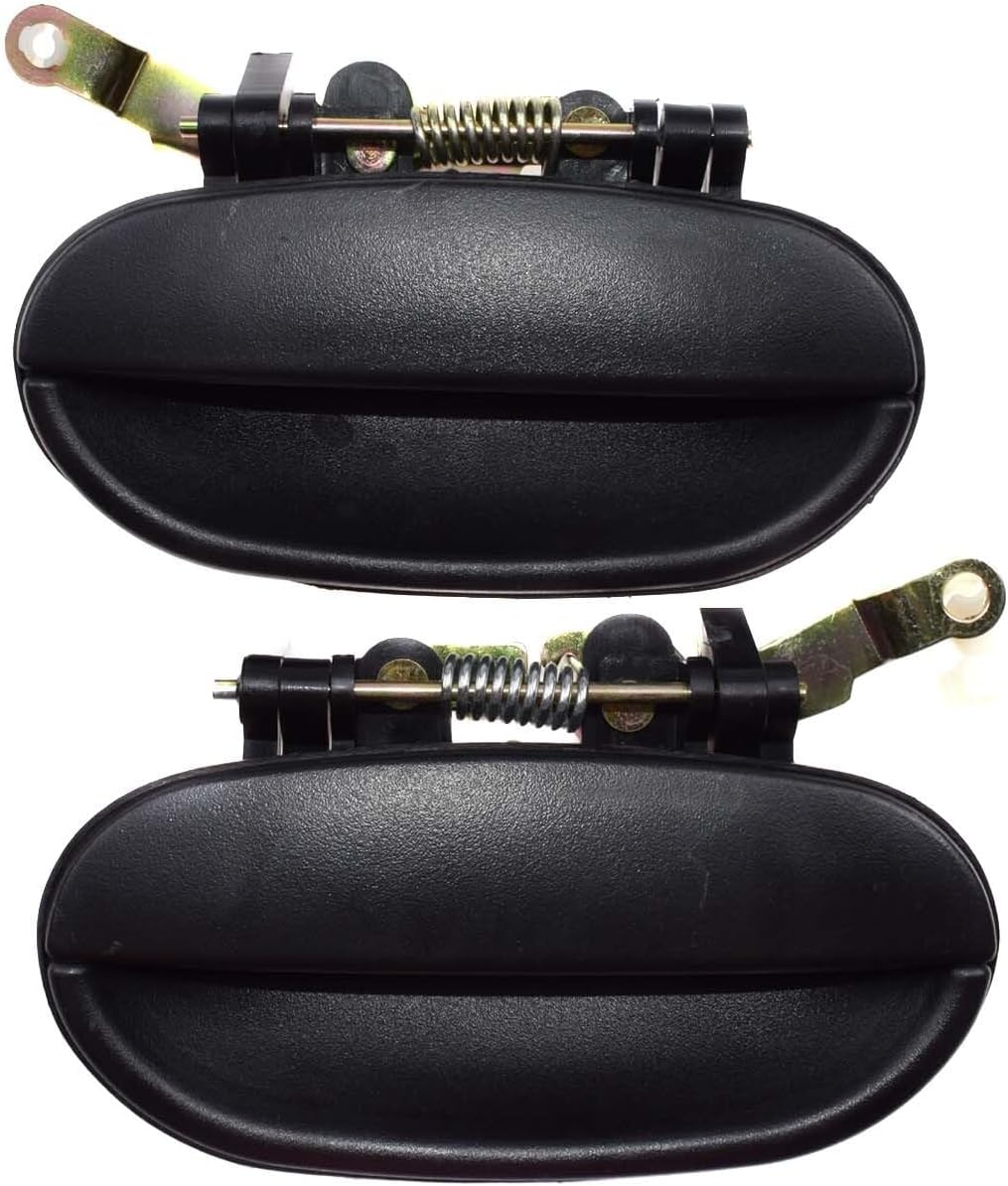 ya 2 8.15 for Hyundai Accent 95-99 Pair of Exterior Door Handles Rear Driver and Passenger Side 