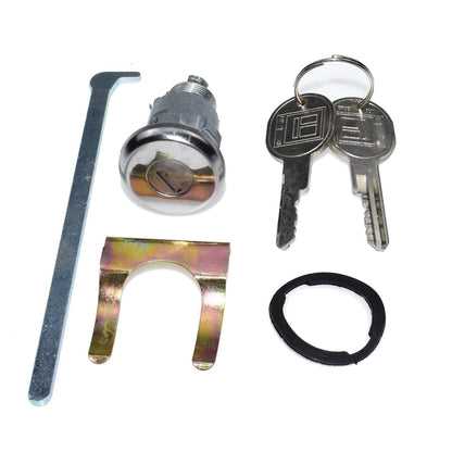 ya 4 8.8 for for Buick GM Chrome Trunk/Deck/Boot Lock Key Cylinder W/ 2 Keys 605533,TL1575