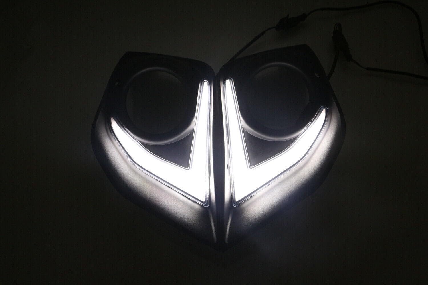 ya 2 8.15 White LED daytime running fog light suitable for Mitsubishi Outlander Sport ASX 2016-2017