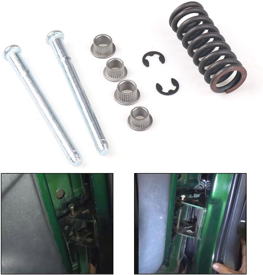 ya 11 9.14 zhengce Front or Rear Door Hinge Pin w/Spring & Bushing Kit for Chevrolet S10/S15/9