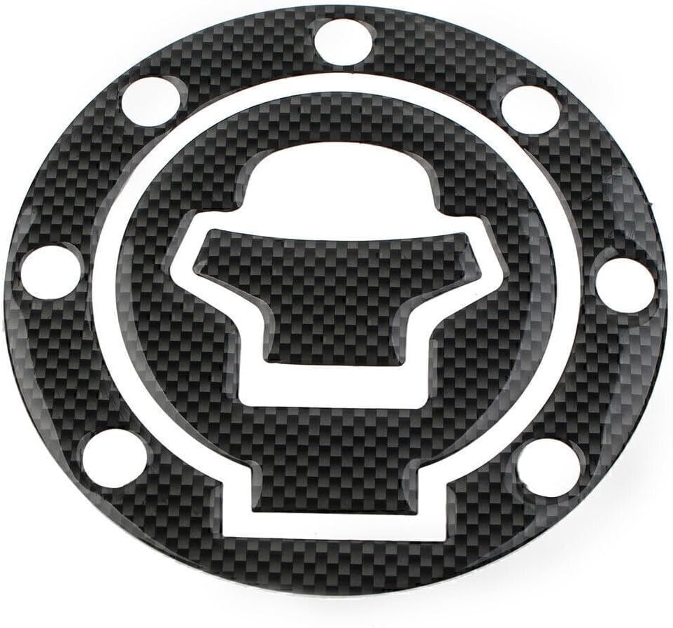 ya 4 8.10 Fit 97-03 GSXR-600/750/1000 Carbon fiber Gas Tank Fuel Cap Cover Protector Pad