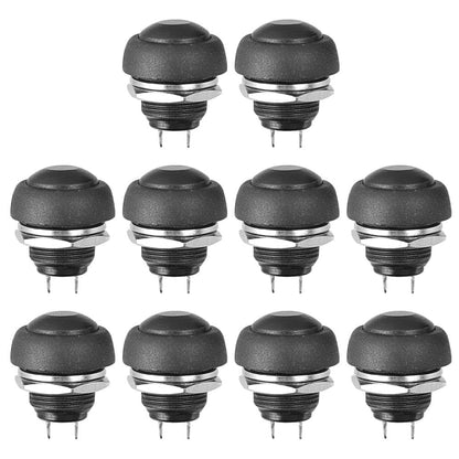 ya 23 10.7 baidi Waterproof Switch Round Self Reset Toggle Small Push Button