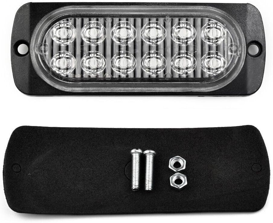 ya 4 8.8 Rear LED Emergency Light Red Replacement Truck 12v ~ 24v Accessories 