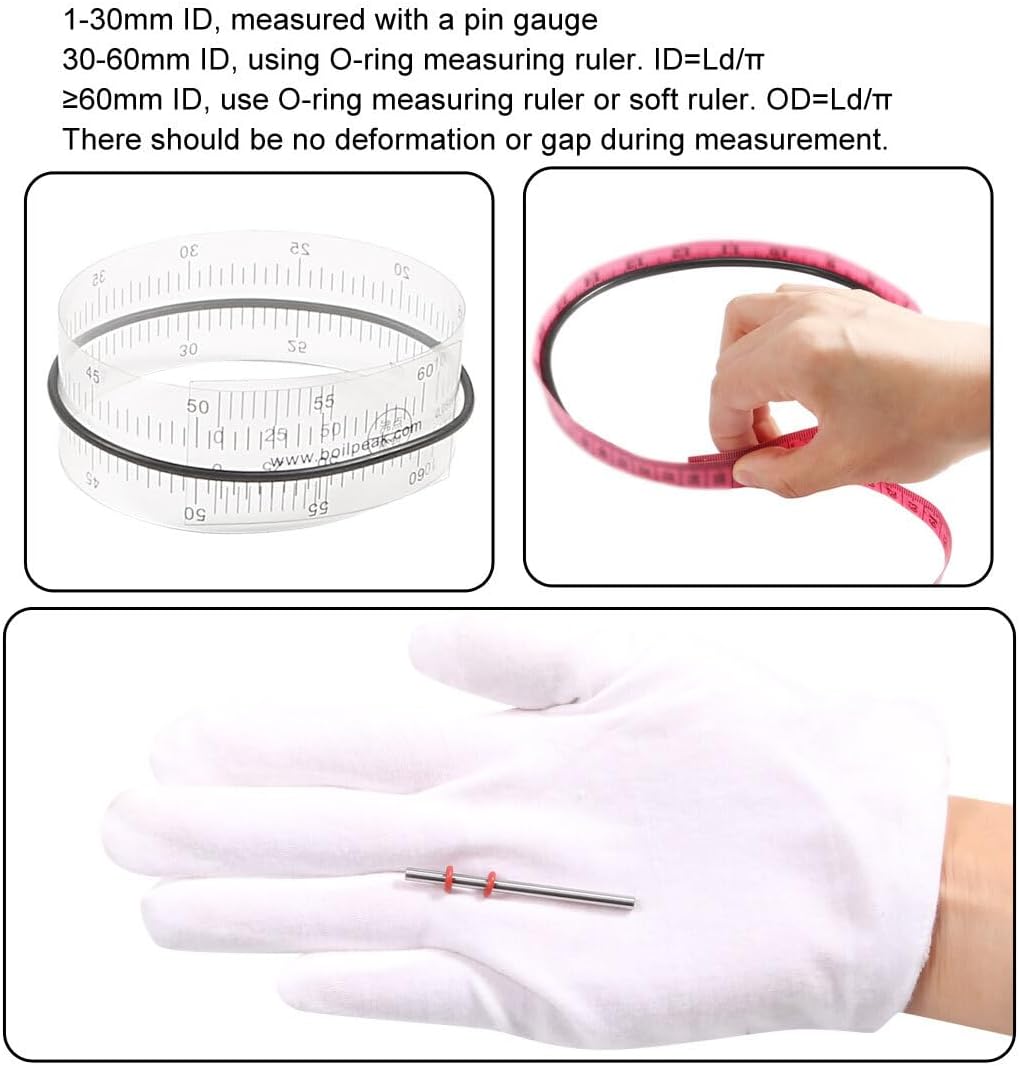 ya 5 8.24 baidi O-Rings Nitrile Rubber 240mm x 250mm x 5mm Seal Rings Sealing Gasket 1pcs