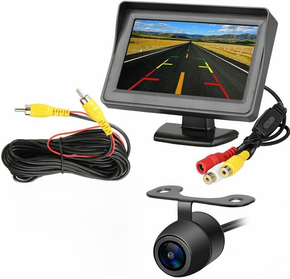 ya 5 8.24 baidi 4.3'' Car Monitor+ for Mini Night Vision Reverse Camera Backup Rear View Parking Kit