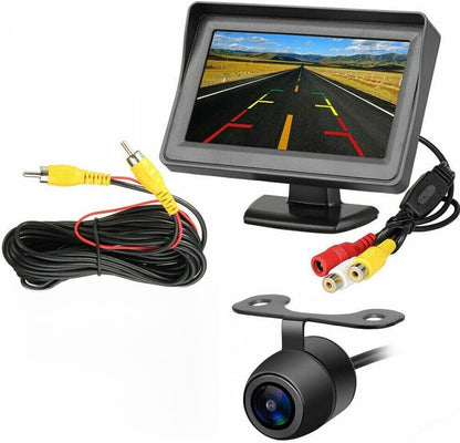ya 5 8.24 baidi 4.3'' Car Monitor+ for Mini Night Vision Reverse Camera Backup Rear View Parking Kit