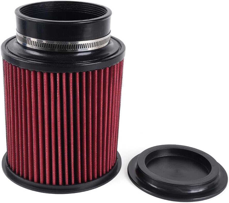 ya 13 9.15 baidi Red 4 102mm High Flow Inlet Round Dry Air Filter Cold Air Intake Replacement