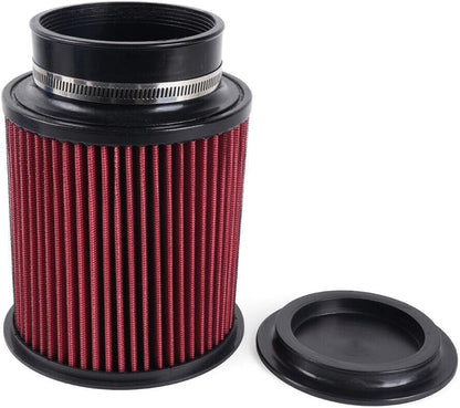 ya 13 9.15 baidi Red 4 102mm High Flow Inlet Round Dry Air Filter Cold Air Intake Replacement