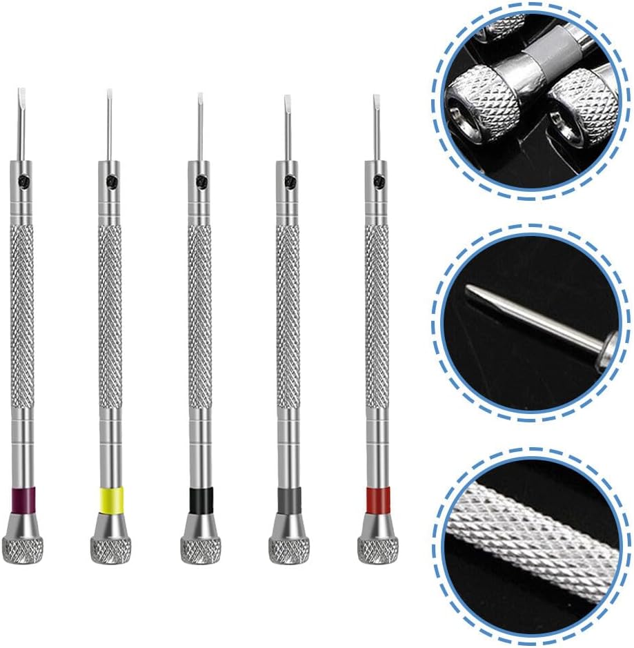 ya 26 10.21 baidi 5 Pcs Screwdriver P ise Screwdrivers Eyeglass Repair Screwdrivers Tools Set