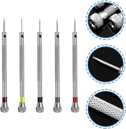 ya 26 10.21 baidi 5 Pcs Screwdriver P ise Screwdrivers Eyeglass Repair Screwdrivers Tools Set