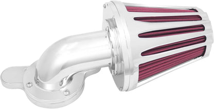 ya 5 8.10 Cone Chrome Air Filter Red Intake for Harley Sportster XL883 1200 48 72 04-2022