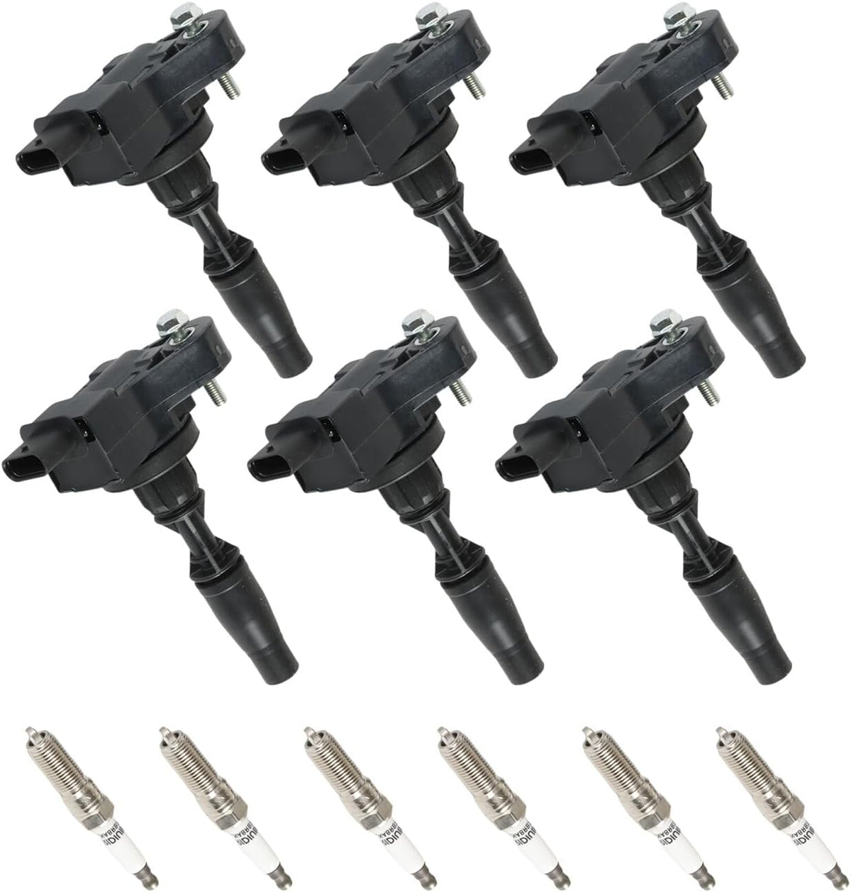 ya 9 10.24 6x Ignition Coils & Iridium Spark Plugs For 2016-2020 for Cadillac ATS CT6 CTS XT5