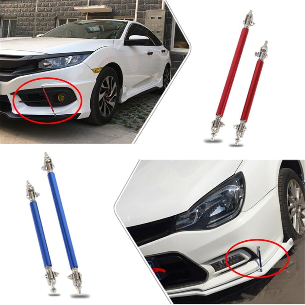 ya 13 9.15 baidi 2psc Racing Adjustable Front Rear Bumper Lip Splitter Support Bar/Pull Rod Kit