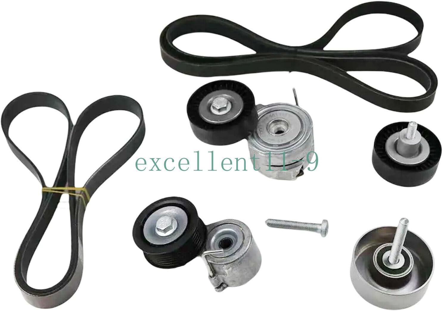 ya 6 8.24 baidi 3.0T Drive Belt Kit 6PK2411 06E903137J for Audi A4 A6 BYU AUK BKH CALA BDW