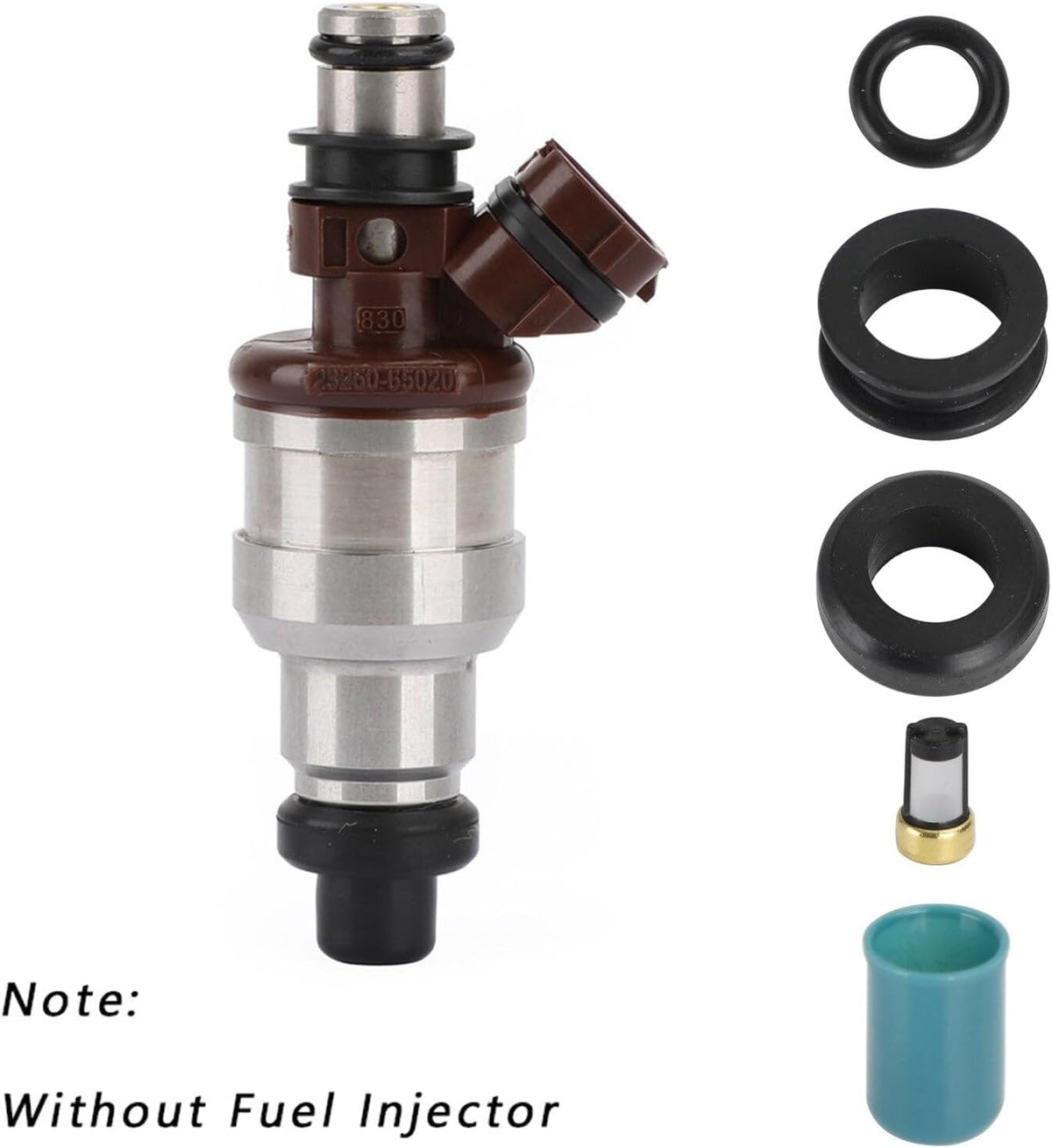 ya 14 9.20 zhengce 6PCS Fuel Injectors Repair Seal Rebuild Kit for 3VZE 1988-1995 3.0L-1