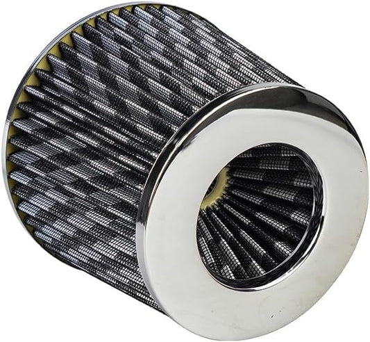 ya 4 8.8.2 1Pc 3 76mm Inlet Cold Air Intake Cone Replacement Quality Dry Air Filter Carbon