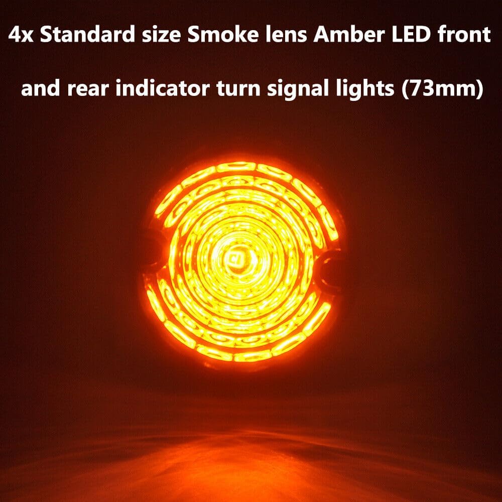 ya 7 8.24 baidi for Land Rover for Defender 90/110 Clear LED Upgrade Bulb Kit 73mm LED Style Light 