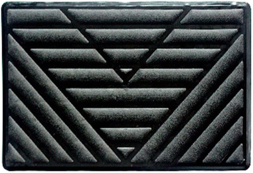 ya 4 8.10 Black PVC Car Floor Carpet Pad Foot Mat Pedal Patch Cover Car Foot Pad Car Mat