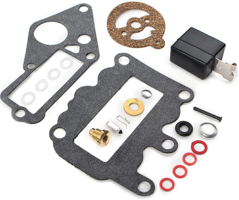 ya 2 8.15 Carburetor Carb Kit w/Float 382048 For Johnson Evinrude Outboard 9.5 BRP/OMC