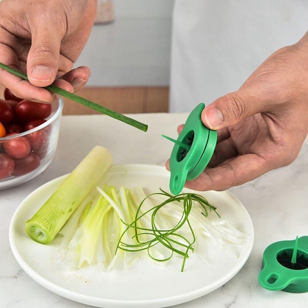 ya 14 9.20 baidi Kitchen Stainless Steel Scallion Spring Onion Vegetable Shredder Slicer Cutter-1