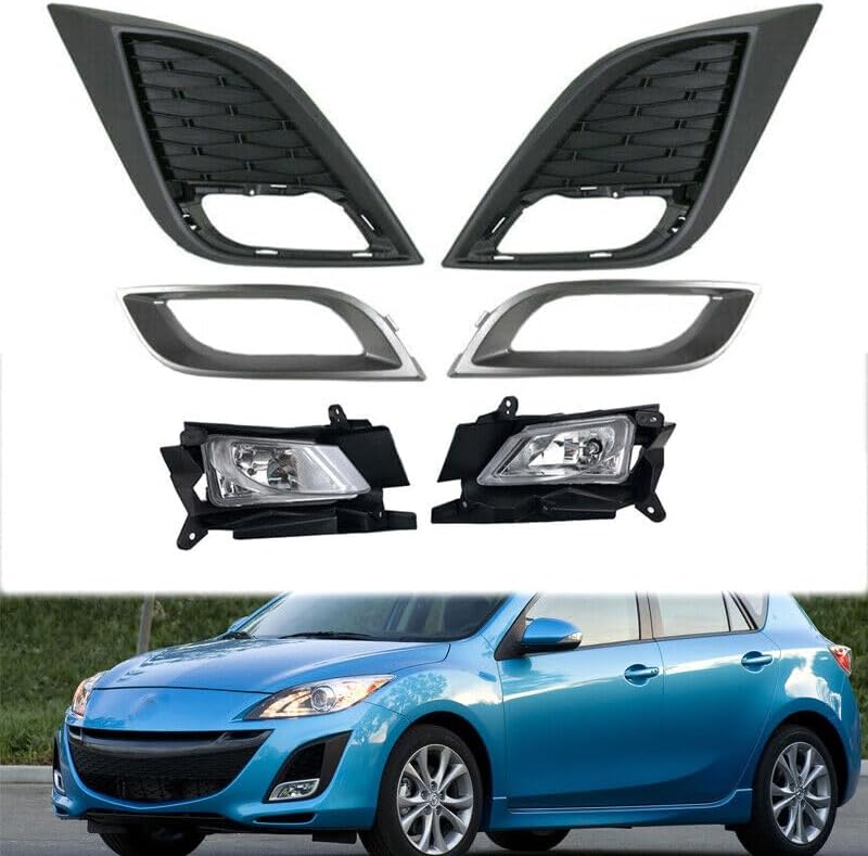 ya 10 9.16 zhengce 1 set front bumper fog lamp cover f for Ram e cover bezel for Mazda 3 2011-