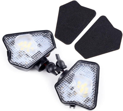 ya 4 8.14 A pair of error- LED under-mirror lights puddle lights suitable for Mercedes-Benz W117 W204 W212 @