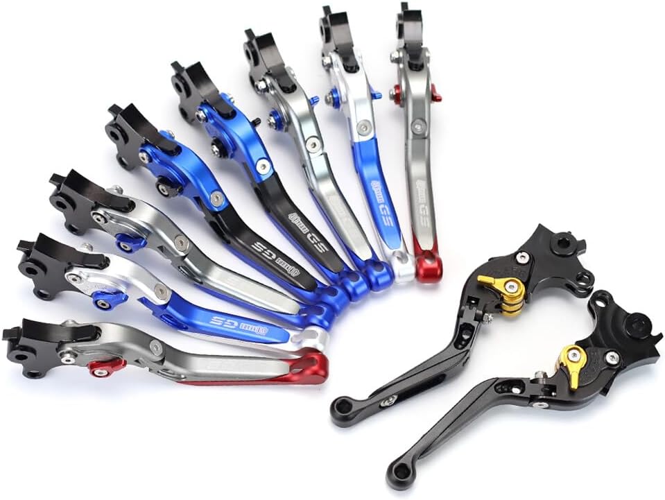 ya 4 8.14 Adjustable Foldable Extendable Clutch Brake Lever Kits for BMW R1200GS R1250GS