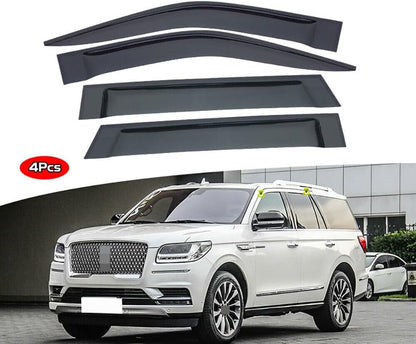 ya 6 8.24 baidi for for Lincoln for Navigator 2018-2024 Window Wind Visor Sun Rain Guard Vent Deflectors