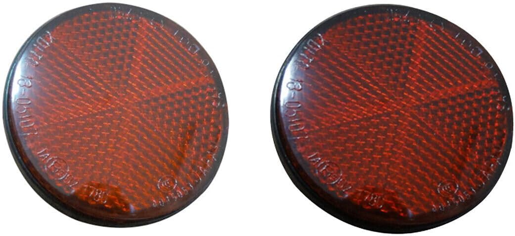 ya 7 8.24 baidi 1Pair Red Rear Bumper Reflector Tail Lamp Lights for Toyota Highlander 2008-2009
