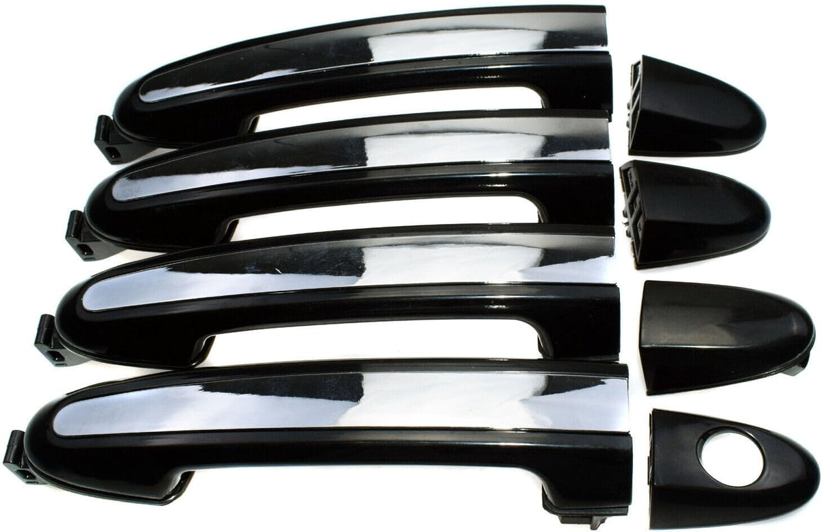 ya 4 8.8.2 Door Handle Set Chrome FL FR RL RR for Hyundai Santa Fe GL 2007-2012