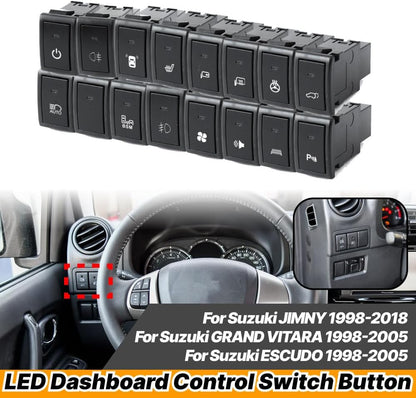 ya 13 9.15 baidi Dashboard Control Switch Button Wire Harness For for for Suzuki for Jimny 98-18 ESCUDO 98-05