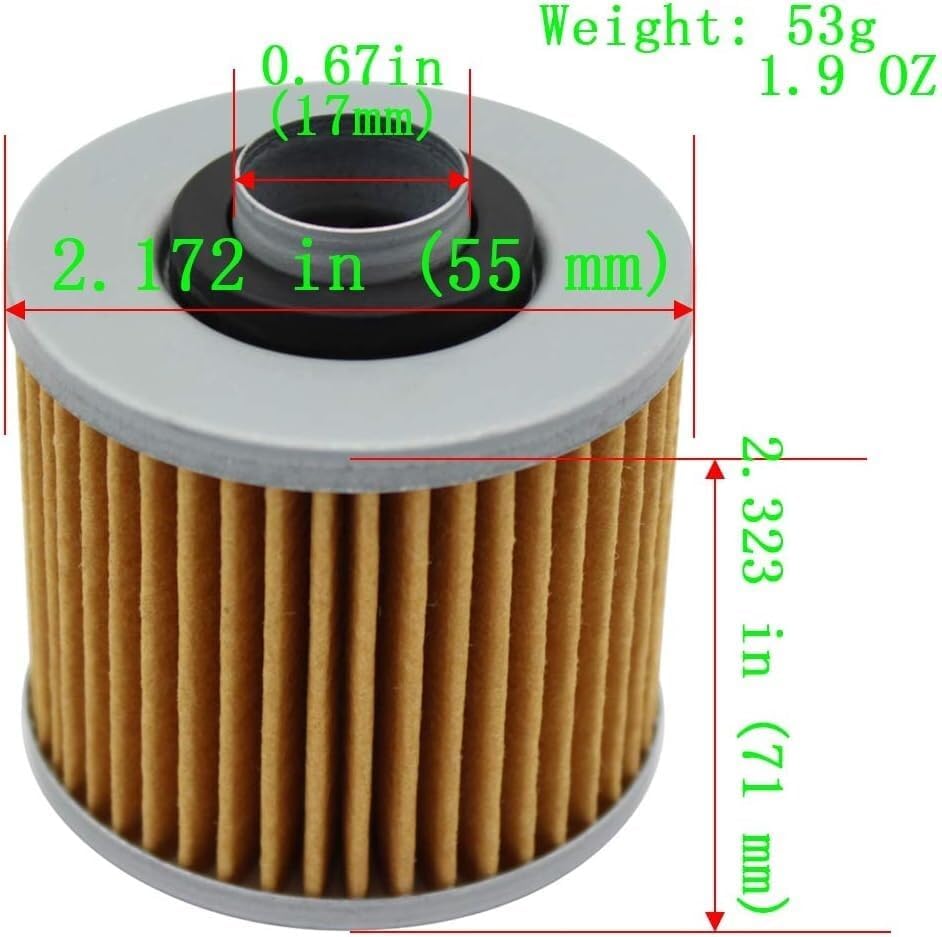 ya 4 8.14 Oil Filter for Yamaha XVS1100 V STAR 1100 CUSTOM 2000-2009/ XVS1100 V-STAR 1100