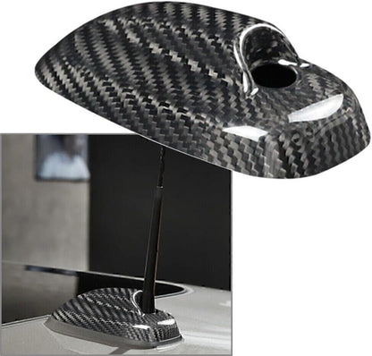 ya 14 9.20 zhengce 1pc Carbon Fiber Shark Fin Antenna Cover Sticker for BMW for Mini Cooper F5-1
