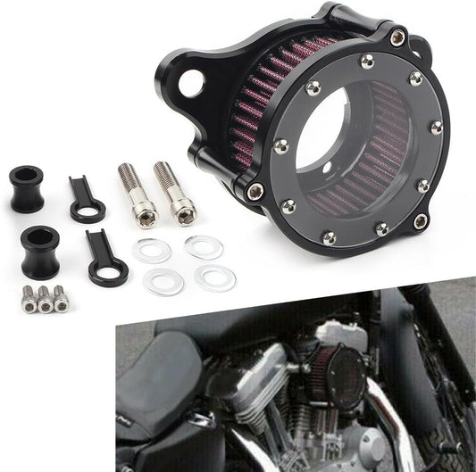 ya 5 8.10 Air Cleaner Intake Filter for Harley Sportster XL 883/1200 2004-2015 Motorcycle