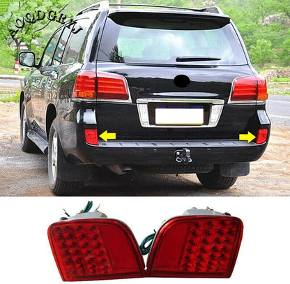 ya 3 8.24 baidi Applicable to for Lexus LX570 2008 2009-2011 rear bumper lower LED light modification replacement 2P