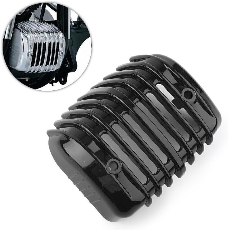 ya 11 9.14 zhengce Black Voltage Regulator Cover Fairing Fit Harley Softail FXS FXSB FLSTSB