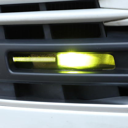 ya 4 8.10 Yellow fog light JDM front cover with vinyl color tone pre cut suitable for Range Rover Vogue 18+